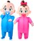 2 Pcs Giant Inflatable Baby Costume 96 Inch Gender Reveal Ideas Boy and Girl Blow Costume Outfit for Adult Baby Shower Gender Reveal Party Halloween Christmas Cosplay Supplies